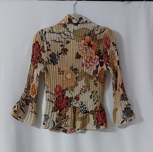 ALLISON TAYLON blouse size medium Long sleeves - Picture 5 of 9
